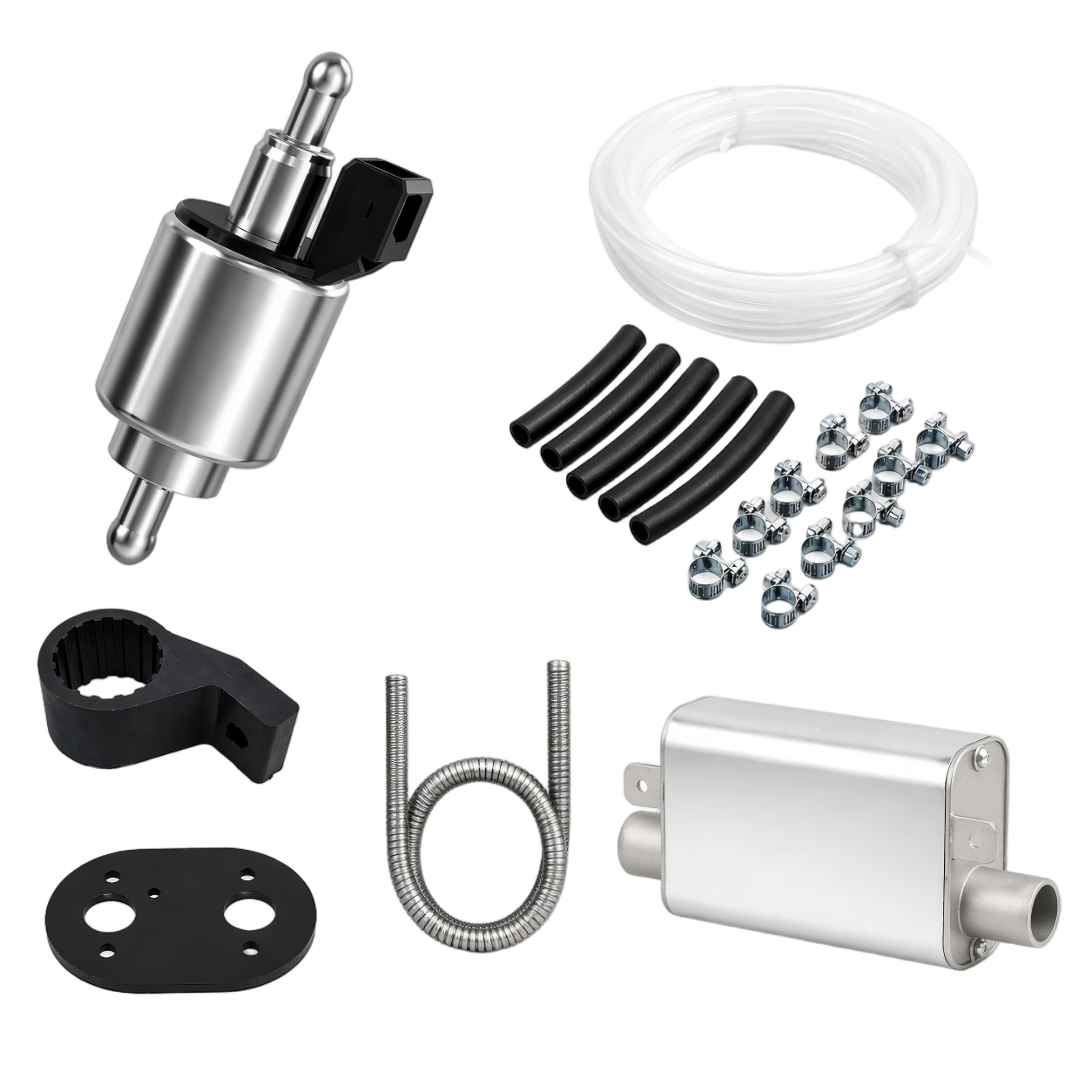 diesel heater silent system pro fuel pump muffler kit