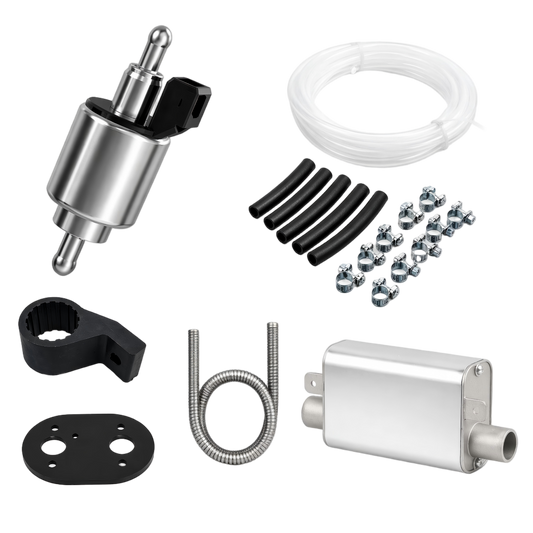 diesel heater silent system pro fuel pump muffler kit